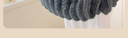 Thi Rabbit Fur Blanket Office Sofa Nap Blanket Premium Cover Blanket All Seasons  Color Polyester Fiber