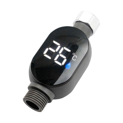 Termômetro de Água para Chuveiro - Display LED (0?~99?), Ativação por Toque Inteligente, Monitoramento Preciso da Temperatura do Banho