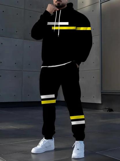 3D Dragon print truck suit set,  sweat shirt, hood and pants