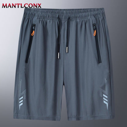 Summer Thin Jogging Men's Shorts Quick Dry Shorts Men's Fitness Sports Short Pants Loose Breathable Board Shorts Male XL-XXXL