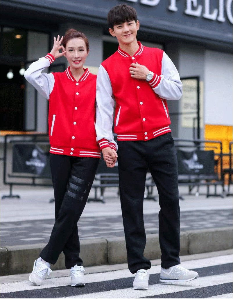 High Quality Baseball Uniforms Warm Jacket All-match Plus Velvet Jacket Custom Printing Embroidery LOGO Costume Varsity Jacket