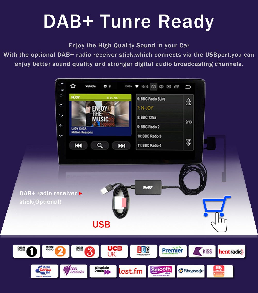 LEHX Universal 7 Inch 2 din Android 15 Car Radio 2.5D QLED Screen Car Multimedia Player Carplay Android Auto Stereo Autoradio