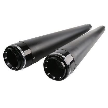 Motorcycle 4" Slip-on Mufflers Exhaust Pipes For Harley Touring Electra Street Glide 1995-2016