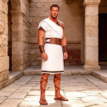 Medieval Men Women Roman Gladiator Costume Adult Ancient Greek Cosplay Halloween Roman Warrior Solider Fancy Dress Carnival