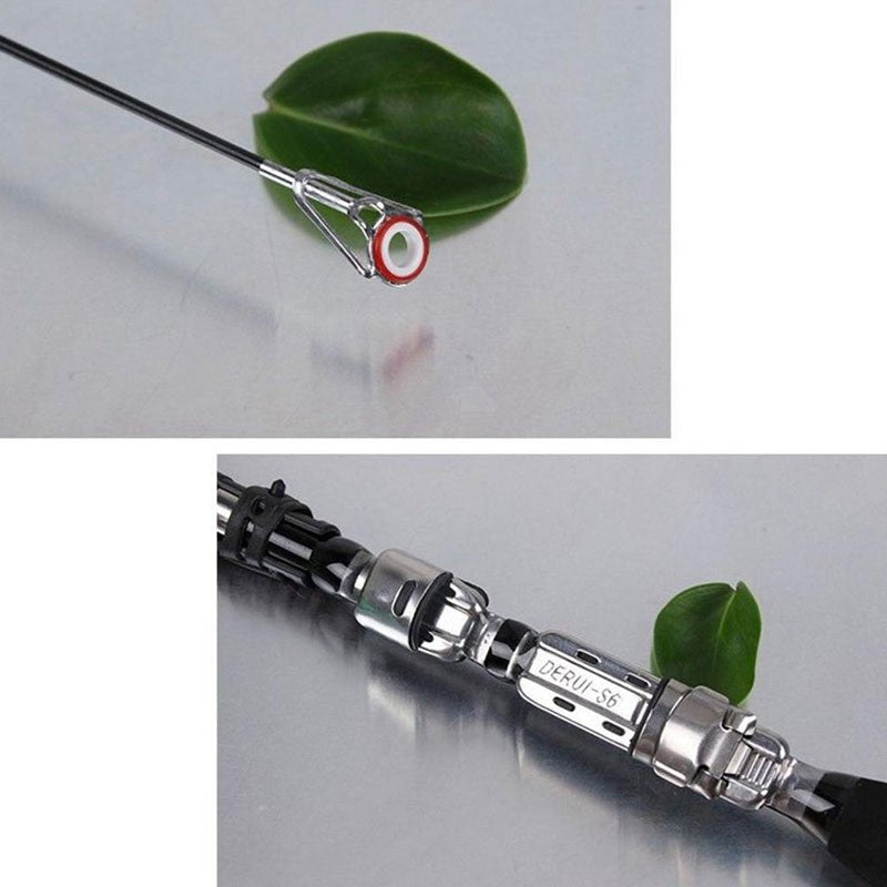 1~2.3m Telescopic Mini Fishing Rods Super Hard Carbon Steel Rivers Lakes Fishing Rod Portable Sea Pole Fishing Good Accessories