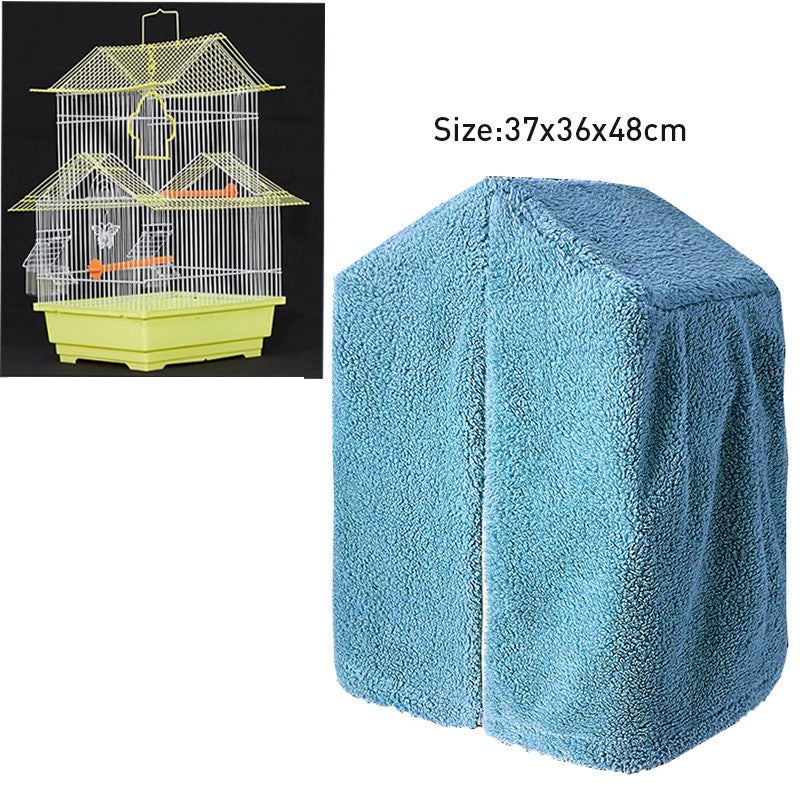 Capa Para Gaiola De Pássaros De Inverno Quente Respirável À Prova De Respingo Grande Capa Para Gaiola De Pássaros Sombra Protetora Para Gaiola De Papagaio Produtos Para Pássaros