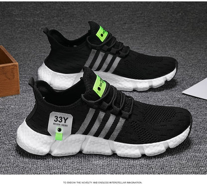 Sapatos Masculinos de Malha Respirável Modernos Leves para Caminhada Tamanhos Grandes Tênis Masculino de Tênis Tênis de Corrida ao Ar Livre Fitness 2024