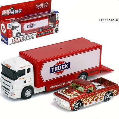 Caminhão Scania Contêiner 1:64 Caminhão Contêiner Americano Liga de Metal Diecast Modelo de Carro Veículos em Miniatura Colecionáveis Hobby Presente