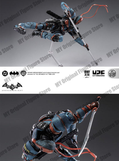 EM ESTOQUE LPZZ Deathstrok Figura U-P-Finegures Arkham Knight V8.04 Terno Bonecos de Ação Batman Estatueta 1/12 Coleção DC Brinquedo