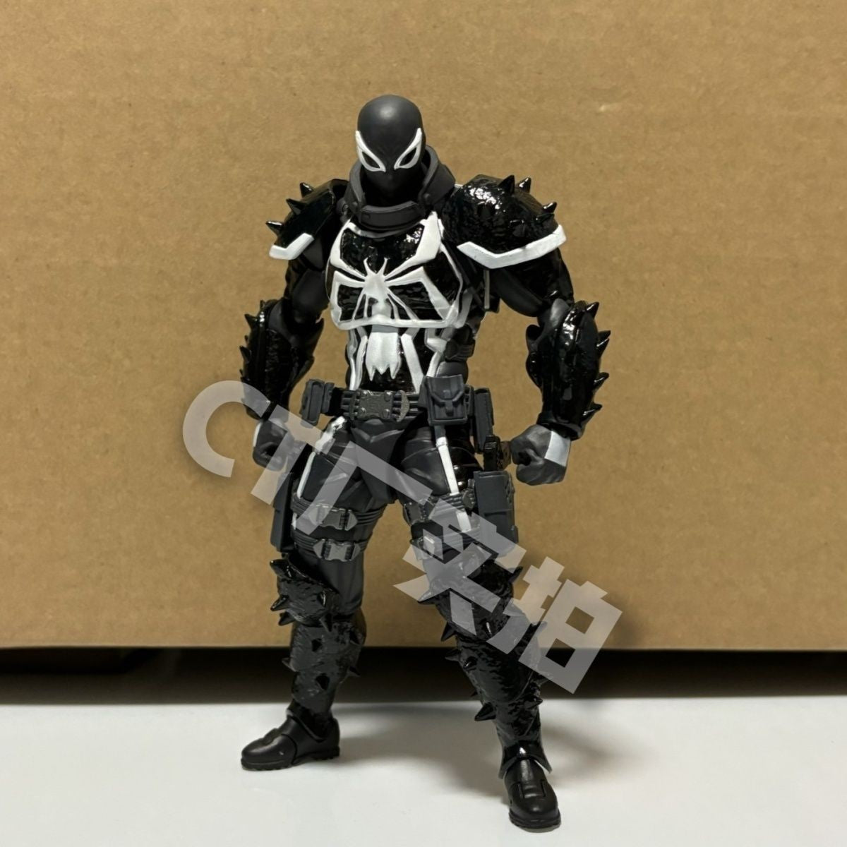 2024 Agent Venom Action Figure CT Version Kaiyodo Anime Figurine Marvel PVC Movable Collection Eugene Thompson Ko Model Toy Gfit