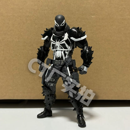 2024 Agent Venom Action Figure CT Version Kaiyodo Anime Figurine Marvel PVC Movable Collection Eugene Thompson Ko Model Toy Gfit