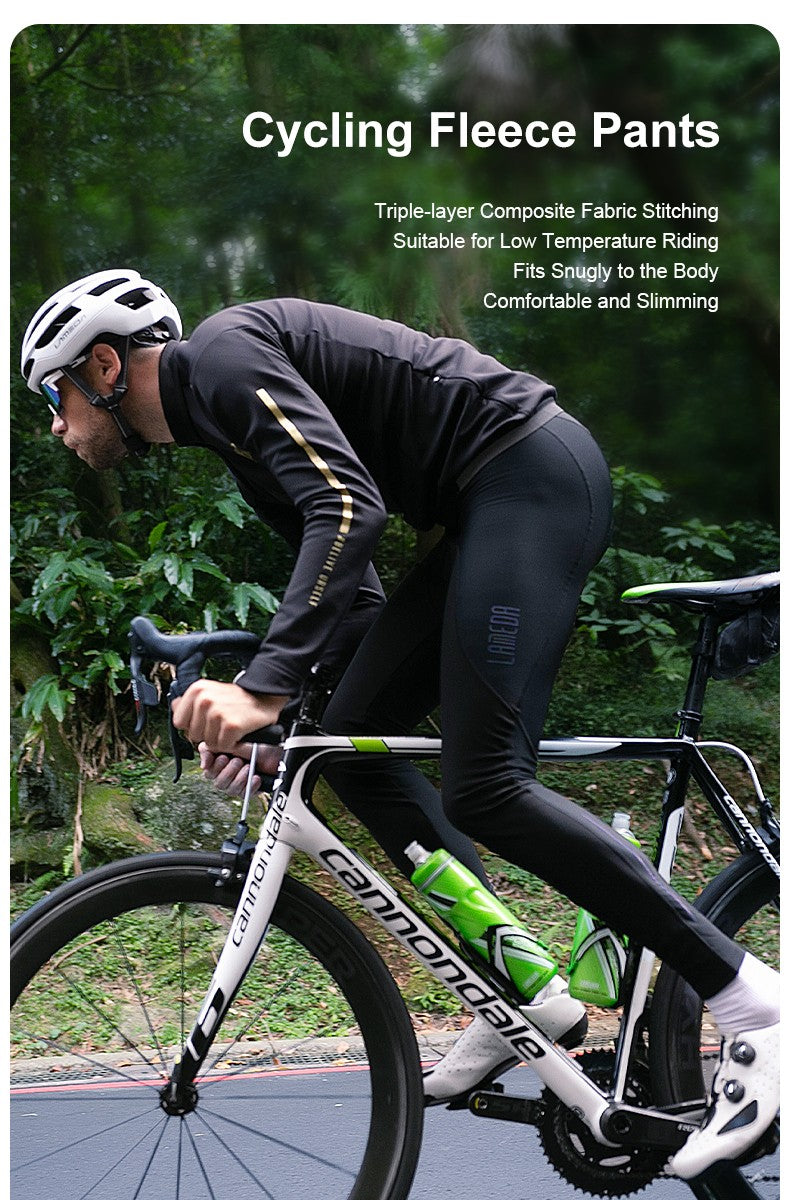 LAMEDA 2025 Pro Winter Cycling Bib Longs Thermal Wool Lined Windproof Reflective Padded Bike Pants Seamless Leg Panel 3D Cutting
