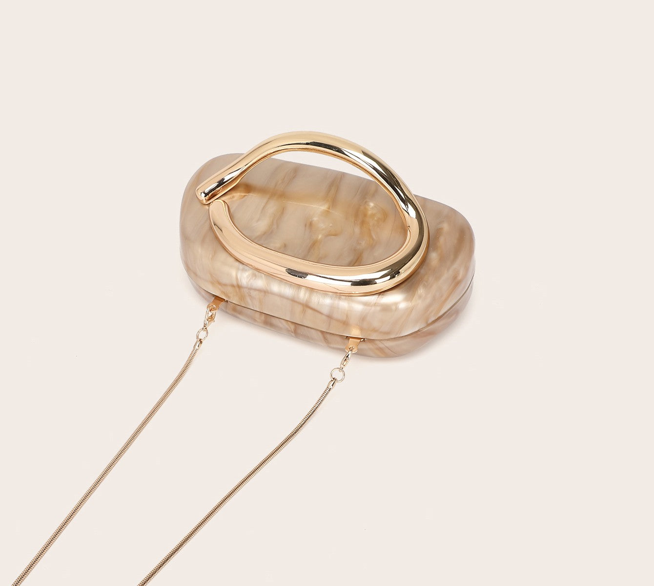 2025 Fashion Women Luxury Evening Banquet Clutch Bag Bride Metal Shoulder Wedding Purse Party Crossbody Day Closure Box Handbag