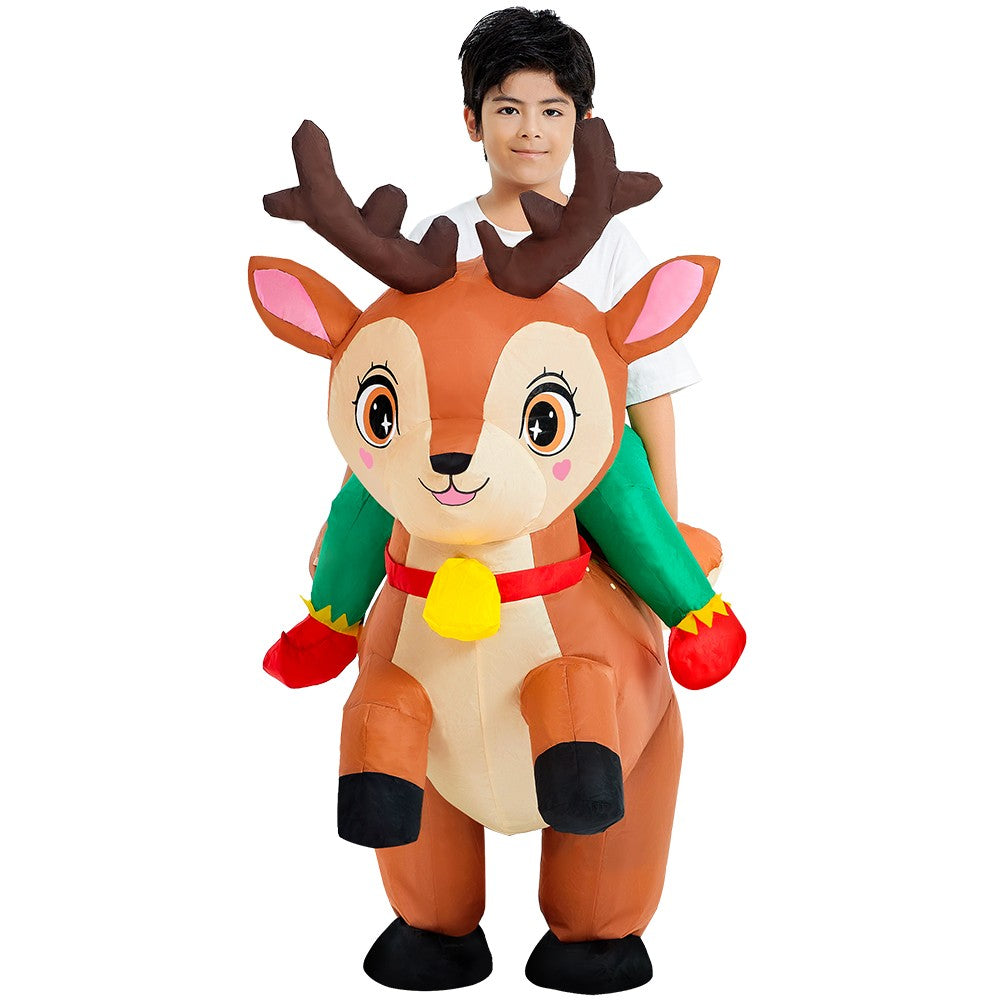 Kids Child Dinosaur Inflatable Costume Anime Purim Halloween Christmas Party Cosplay Costumes Dress Suits for Boys Girls