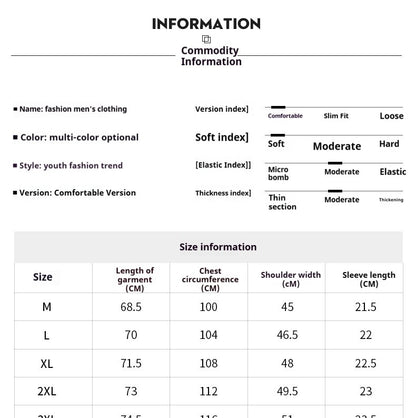 64% Cotton 25% Bamboo Fiber Cool T Shirt Men Short Sleeve Summer Tops For Men Round Neck Skin Friendly Solid Color Male Clothes