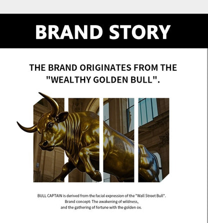 BULLCAPTAIN Genuine Leather Men's Crossbody Bag Large Capacity Casual Multifunctional Handbag A Fashion Business Briefcase