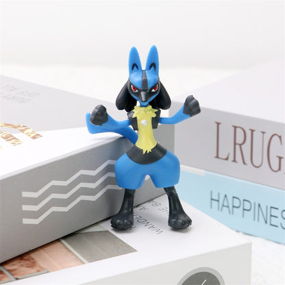 Pokemon Charizard Lucario Meowth Kyogre Mewtwo Bonecos de Ação Blastoise Leafeon Flareon Solgaleo PVC Bonecos Colecionáveis Presente