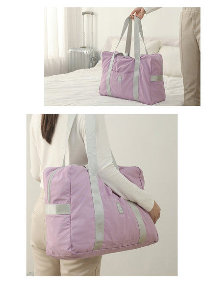 Waterproof Foldable Travel Duffle Bag Large Capacity Carry On Tote Luggage Storage Bag with Multiple Pockets