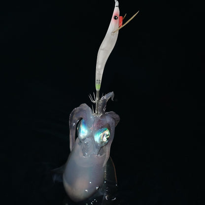 Luminous Lure Octopus Cuttlefish Fishing Bait Simulation with Squid Jig Hook Lure Hook Fishing Tackles Wood Shrimp Squid Lures