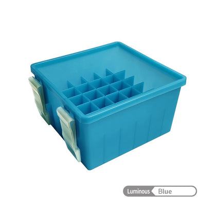 Nova Caixa de Pesca Luminosa de Plástico com 36 Compartimentos, Caixa de Armazenamento para Iscas Rígidas, Organizador de Polvo Webfoot Egi, Recipiente para Iscas de Lula