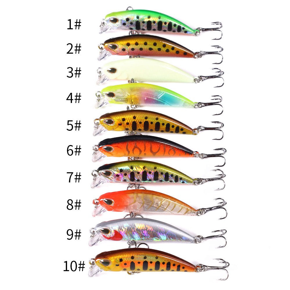 1Pcs 5.8Cm 5.4g Pesca Jerkbait Lure Sinking Minnow Fishing Lures Hard Bait Black Minnow Wobbler Fishing Tackle