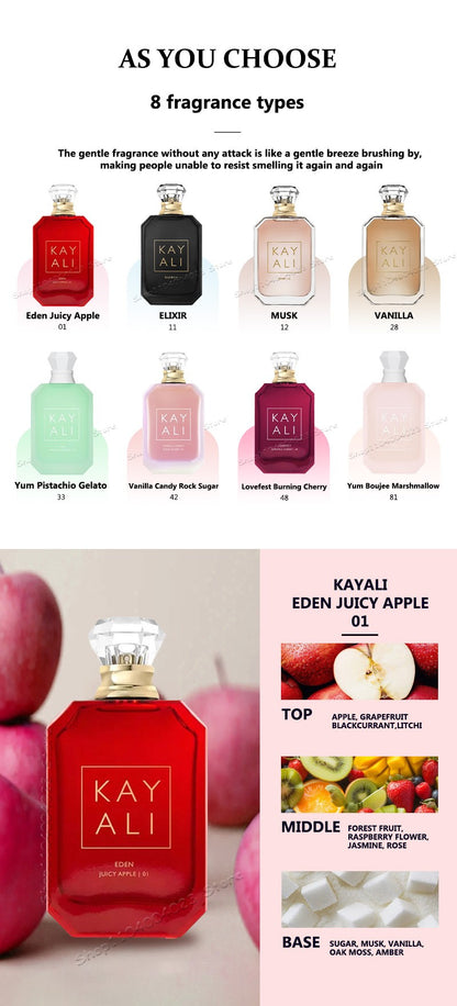Perfume KAYALI 81 100ML Perfume Árabe Original KAYALI Yum Boujee Marshmallow Eau de Parfum para Unissex Perfumes KAYALI 28