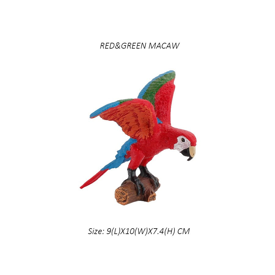 Coruja Flamingo Peru Tucano Seahawk Modelo Animais Estatuetas Plástico Pássaro Brinquedo Boneco de Ação Aventuras na Selva Presentes para Crianças Zoológico da Floresta