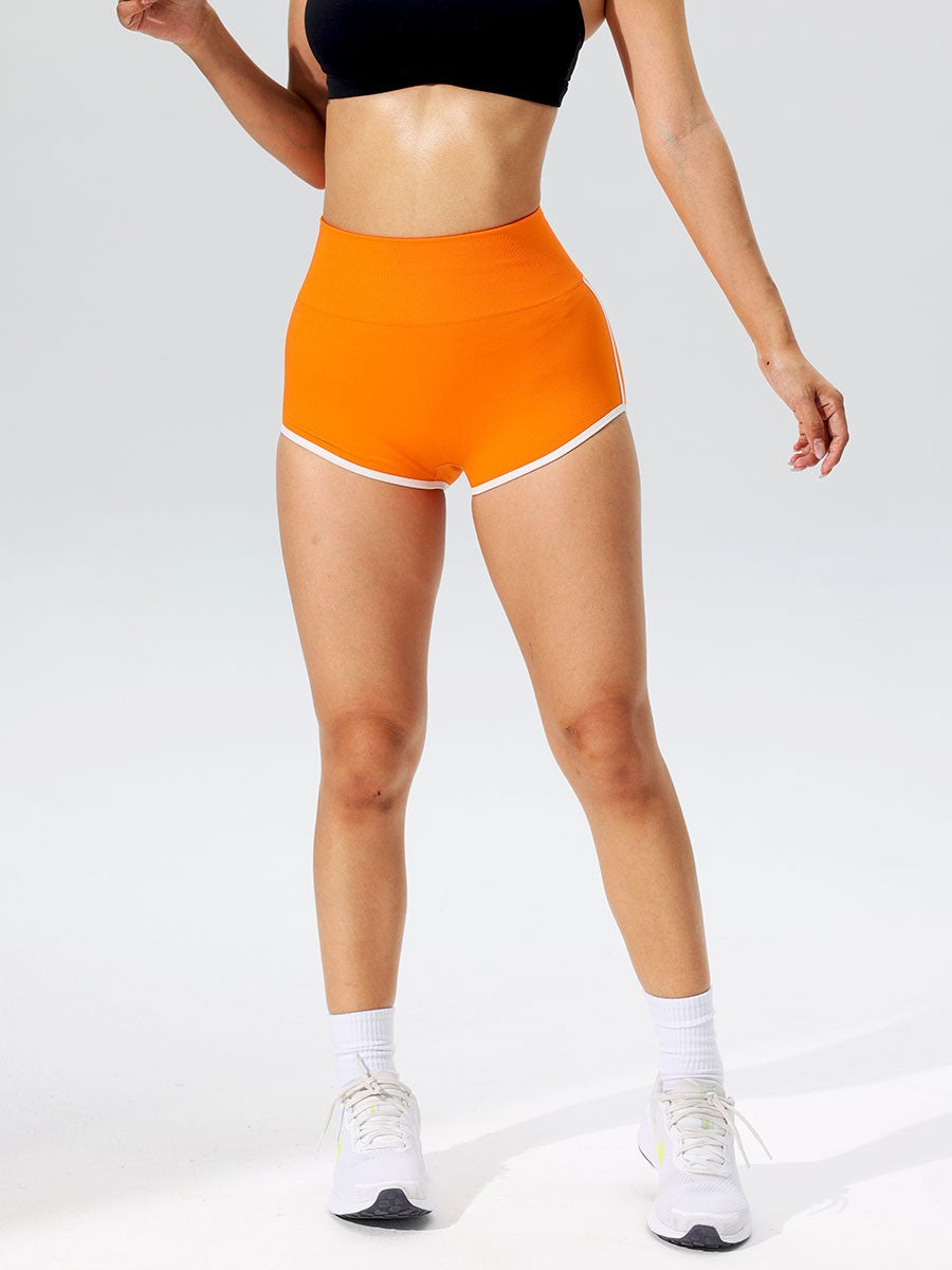 Women High Waist Yoga Shorts With Luminous Strips Sportswear Woman Gym Shorts Legging Fitness Running Activewear Workout Clothes