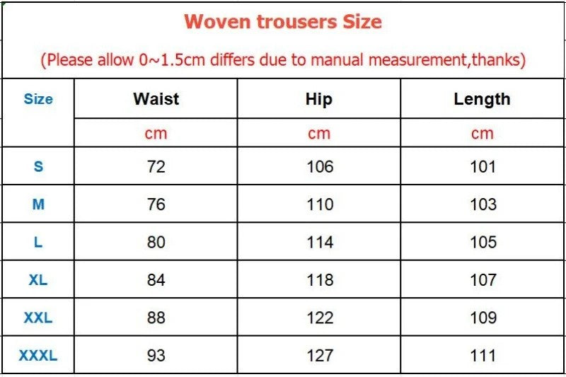 New Cargo Pants Men's Loose Straight sports Clothing Solid color sweatpants Large size Joggers Woven pants Casual Male Trousers