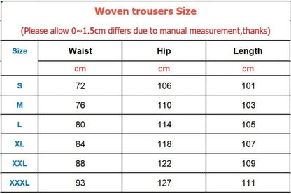 New Cargo Pants Men's Loose Straight sports Clothing Solid color sweatpants Large size Joggers Woven pants Casual Male Trousers