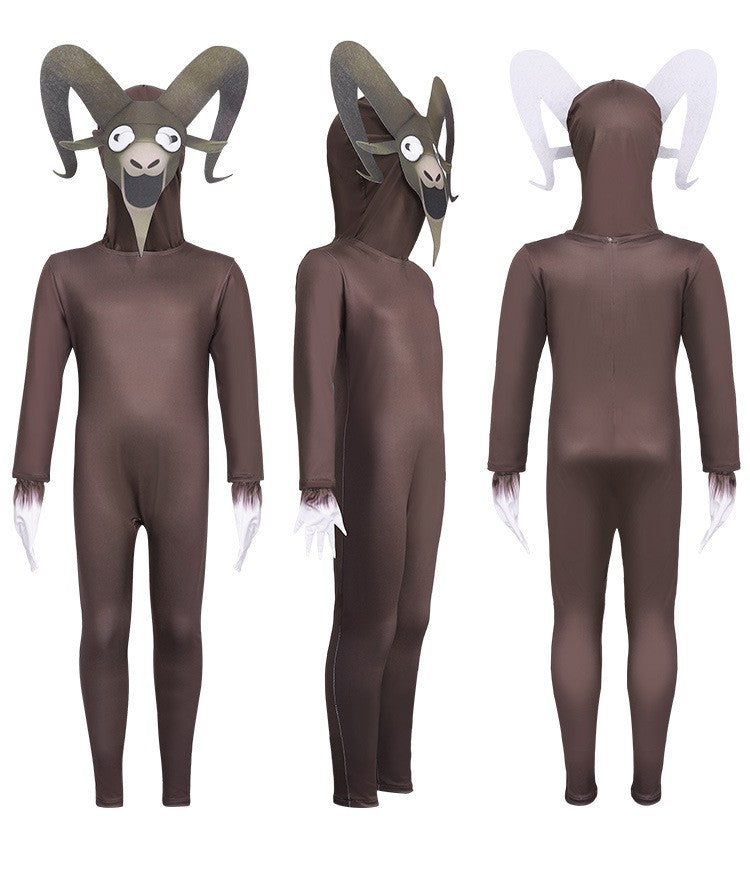 Game 99 Nights in The Forest Owl Monster The Ram Costume Adult Secret The Horror Deer VS Owl Costumes Cartoon Animal Dressing