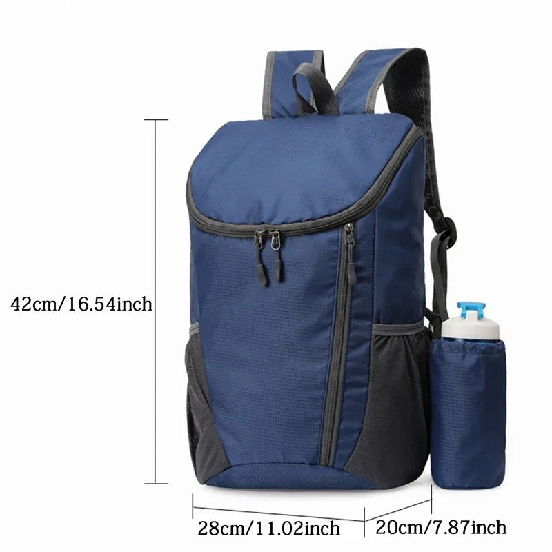 Portable Outdoor Ultra Light Backpack Foldable Storage Waterproof Men's and Women's Outdoor Hiking Cycling Camping Sports Bag