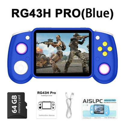 AISLPC RG43H PRO Retro Handheld Game Console 22000+Games Dual System 4.3‘’IPS Screen 2.4G WiFi Online Play Portable Game Player