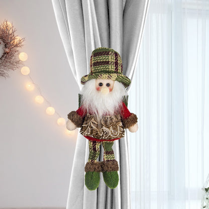 Old man snowman elk curtain hooks, Christmas decorations, display window ornaments, hotel restaurant supplies, party props