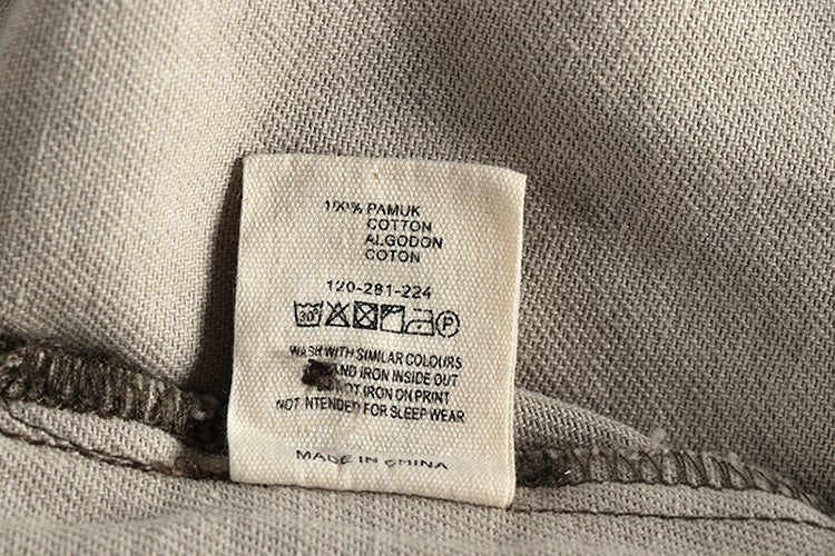 May Khaki wash vintage thick woven cotton cargo long sleeve shirt men's autumn and winter casual shirt coat