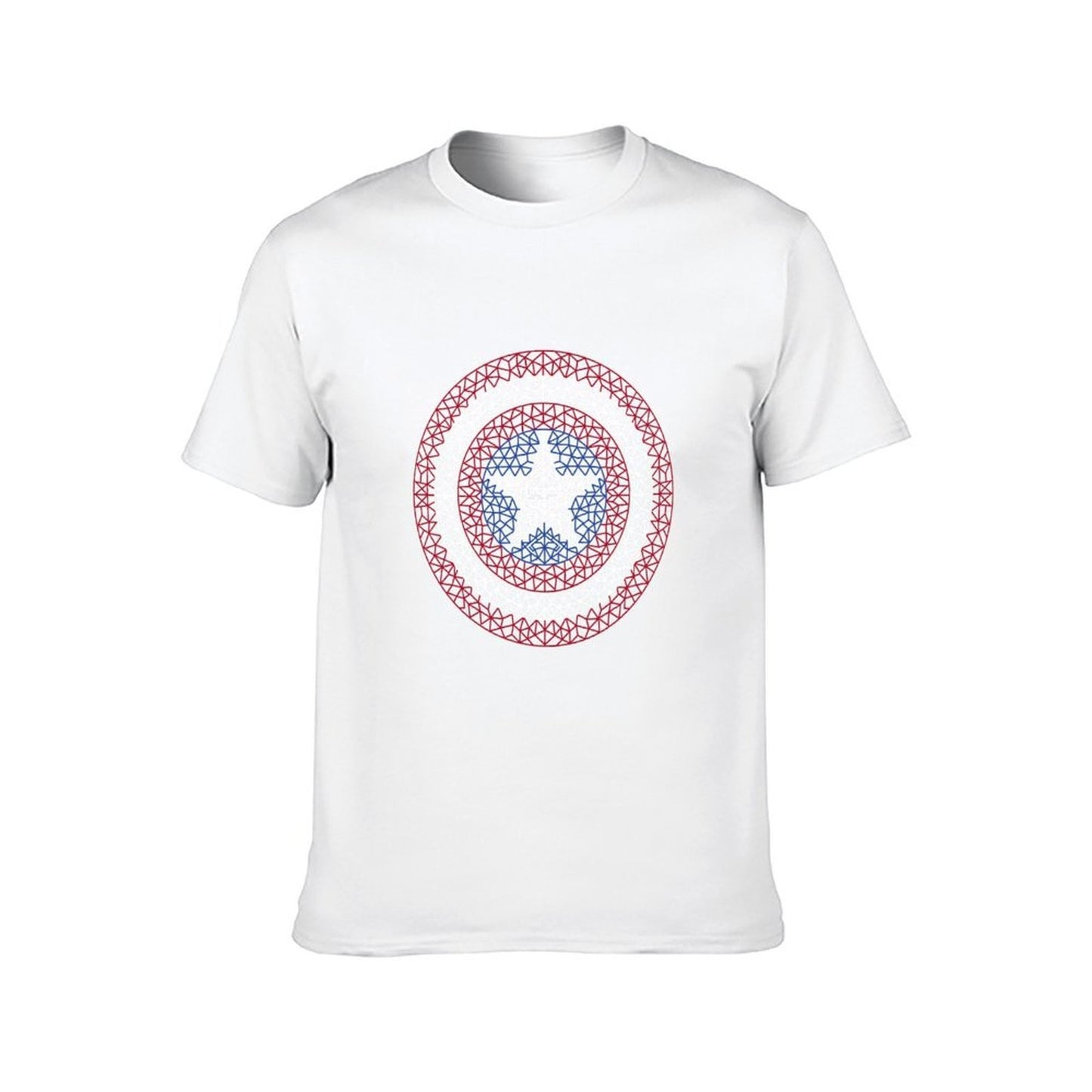 American Shield T-Shirt cotton tshirt 100% t shirt man plain T-Shirt
