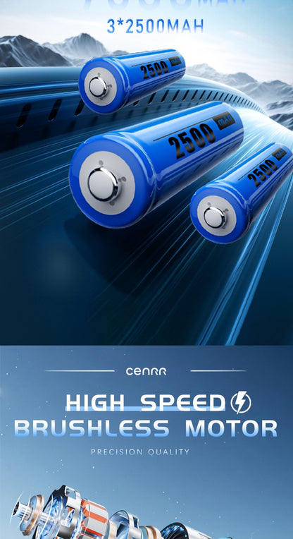CENRR New Battery Level Display Car Vacuum Cleaner 7500mAh Home Man Christmas Gift Powerful Portable HandHeld Car Cleaner