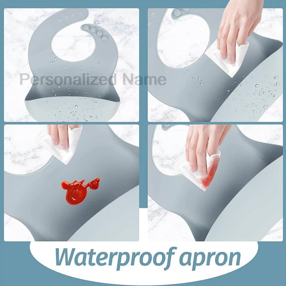 Personalized Name Baby Feeding Set Kids Silicone Plate Bowl Straw Cup Customized Children's Tableware Baby Supplies Newborn Gift