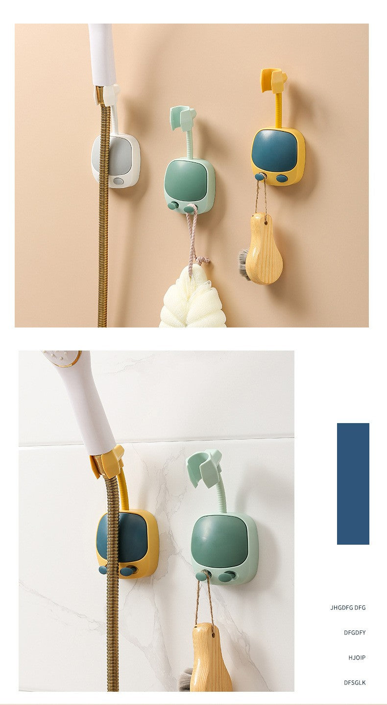 Household Shower Bracket Punch-Free Base Bathroom Adjustable Shower Head Holder Shower Accessories