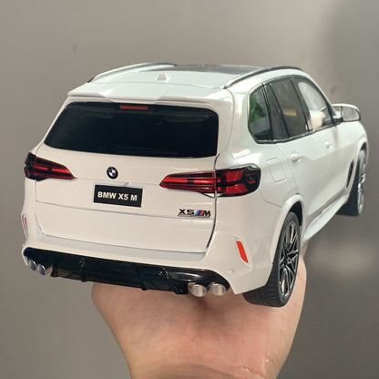 1:18 2025 BMW X5 M Competition LCI SUV Carro Miniatura de Metal Fundido Modelo para Exibição de Mesa Decoração de Veículo em Miniatura Presente