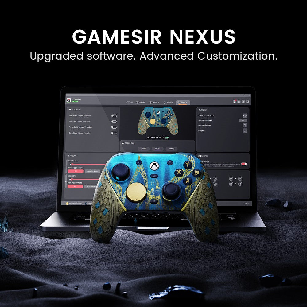 GameSir G7 Pro Wuchang Wireless Xbox Game Controller – Charging Dock, TMR Joytick, Hall Effect Trigger, Swappable Faceplate