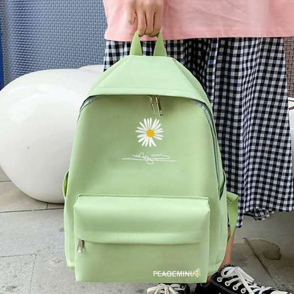 Mochila Infantil Estampa Margarida Pequena Mochila Escolar Infantil Mochila de Viagem Organizador de Roupas Mini Mochilas de Lona Unissex