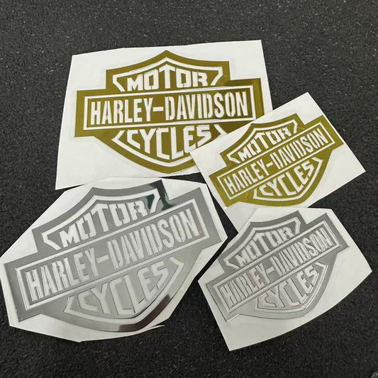 Metal Motorcycle Helmet Logo Sticker Retro Skull Body Decoration Decal For Harley Davidson Electra Glide 1250S PA1250 Accessory