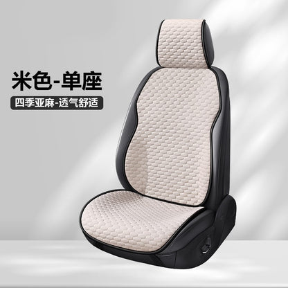 Universal Car Seat Cover Four Season Auto Flax Breathable Seat Covers for Car Seats Cover Protection Cars Accessories