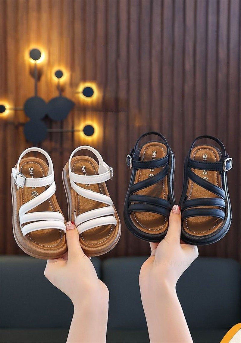 Breathable Lightweight Girls Sandals Summer Casual Children Sandal Girl Baby Flat Shoes Fashion Casual Non Slip Kids Beach Shoes