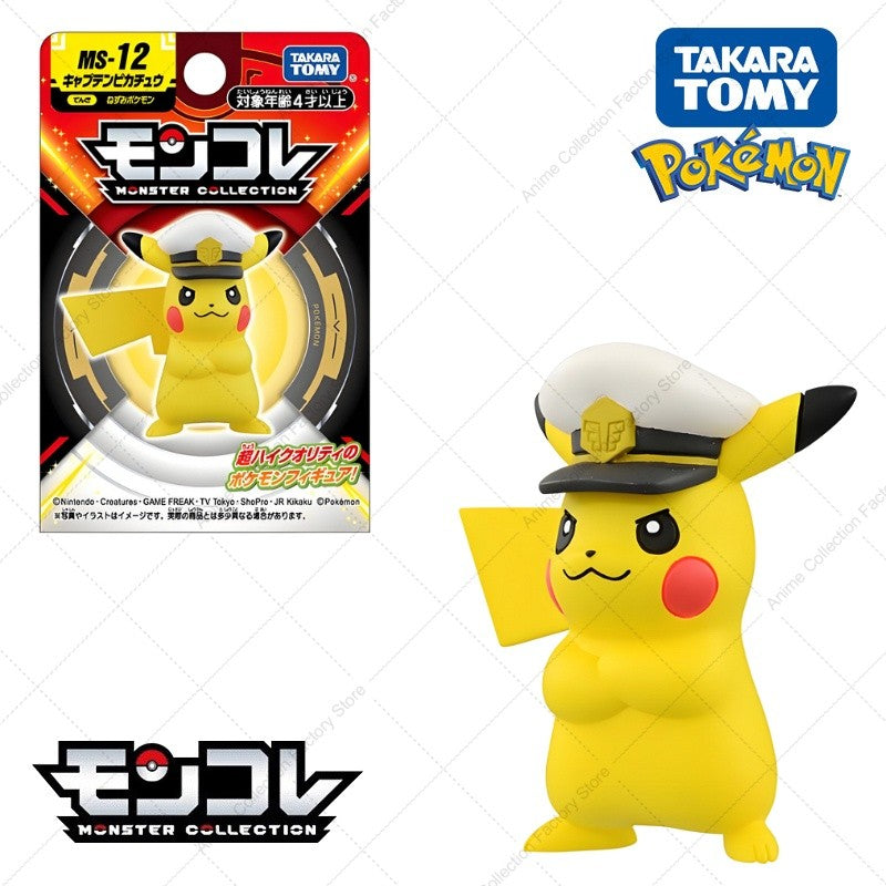 100% Original Takara Tomy Pokemon Figure Toys Chikorita Totodile Tepig Mega Metagross Charizard X PVC Figurine Model Dolls Gifts