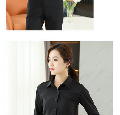 Formal Dress Women Shirt Long Sleeve Blouse New Black Shirt Women Tops 2024 Fashion Women Clothing Basic White Shirts OL Blouses