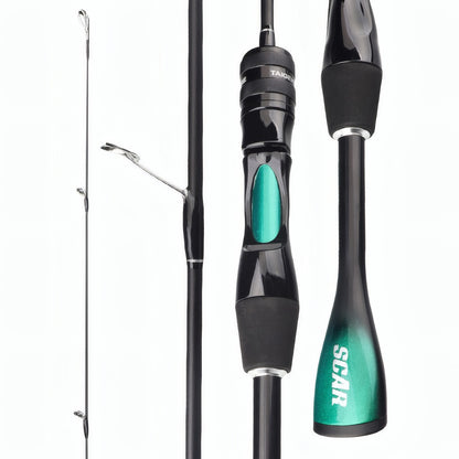 Vara de Pesca de Carpa, Baixo, Truta em Fibra de Carbono UL Ultraleve, Vara de Spinning e Casting, 1,8m 1,68m, Vara para Iscas Pequenas