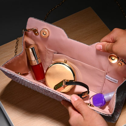 Light Luxury Pattern Chain shoulder Bag Simple And Versatile Handheld Underarm hand Bag women wedding party Evening gift Bags