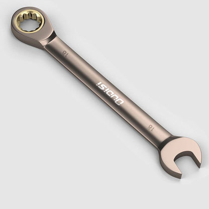 1 Chave de Catraca Dourada, Chave Universal Flexível com Torque para Ferramentas de Reparo Automotivo, Ferramenta Manual Métrica Multi Antiderrapante